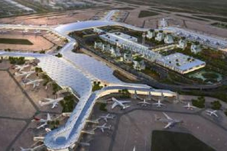 Desain Bandara Internasional Daxing, Beijing, Tiongkok.