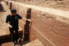 Struktur Bata Kuno di Kumitir Mojokerto Tempat Pemujaan Raja Singasari