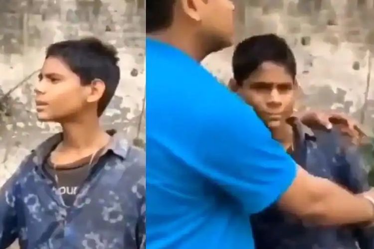 Potongan video yang beredar di Twtter memperlihatkan seorang remaja dipeluk oleh pria yang kemudian menghajarnya. Insiden di Ghaziabad, India itu terjadi karena si bocah memasuki sebuah kuil untuk minum air.