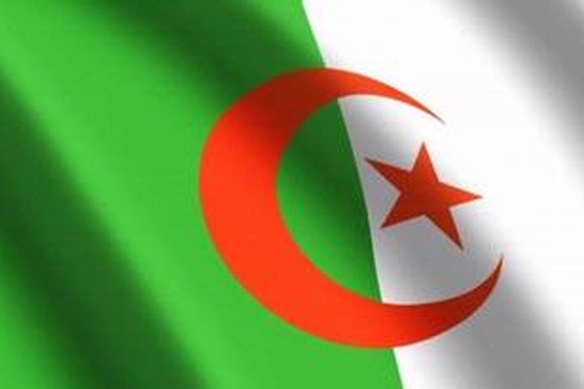 Ilustrasi: Bendera Aljazair.