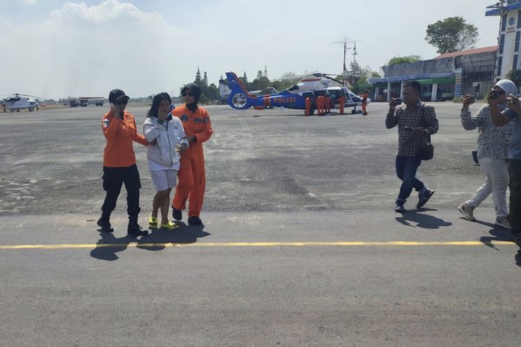 Butuh Penanganan Medis Cepat, Satu Korban Selamat KM Virgo Transport 8 Dievakuasi ke Banjarbaru pakai Heli