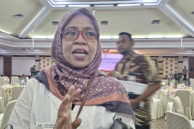 Kepala Ombudsman RI Jateng, Siti Farida ditemui di kompleks gubernuran, Rabu (25/10/2023).