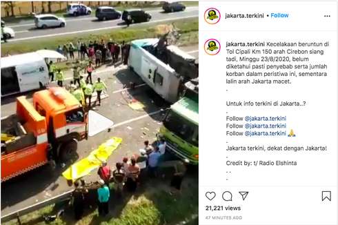 Lagi Kecelakaan di Tol Cipali, Empat Korban Tewas