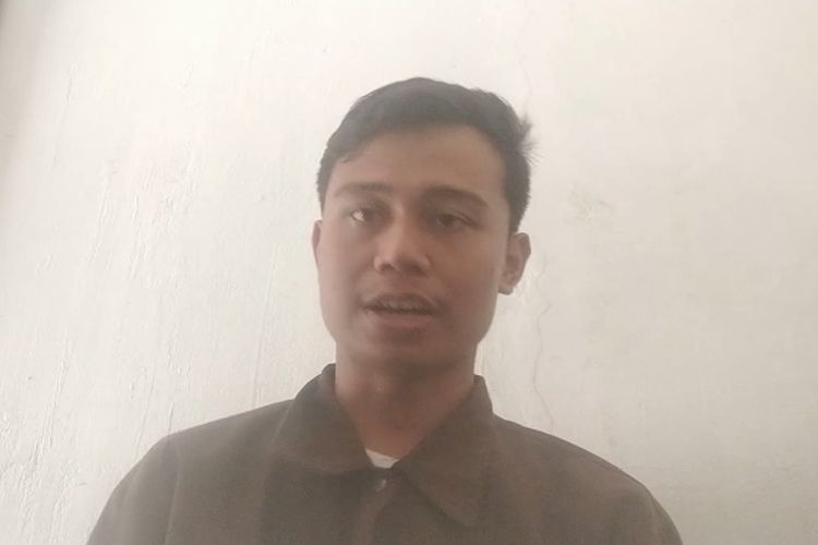Khariq Anhar, mahasiswa Universitas Riau yang dilaporkan Rektor ke polisi, Kamis (9/5/2024).