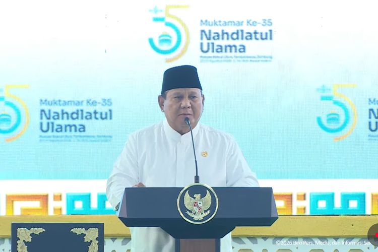 Di Muktamar NU, Prabowo: Saya Tidak Mengatur Ini Semua