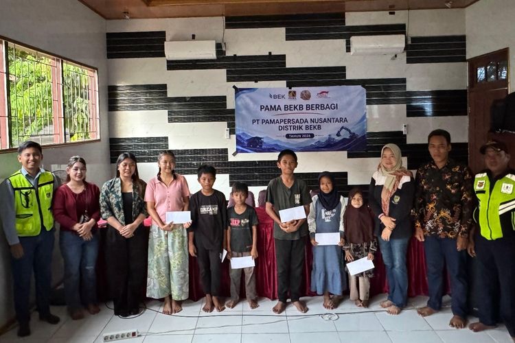 PAMA dan Bharinto Ekatama Salurkan Santunan kepada 55 Anak Yatim di Tana Tidung