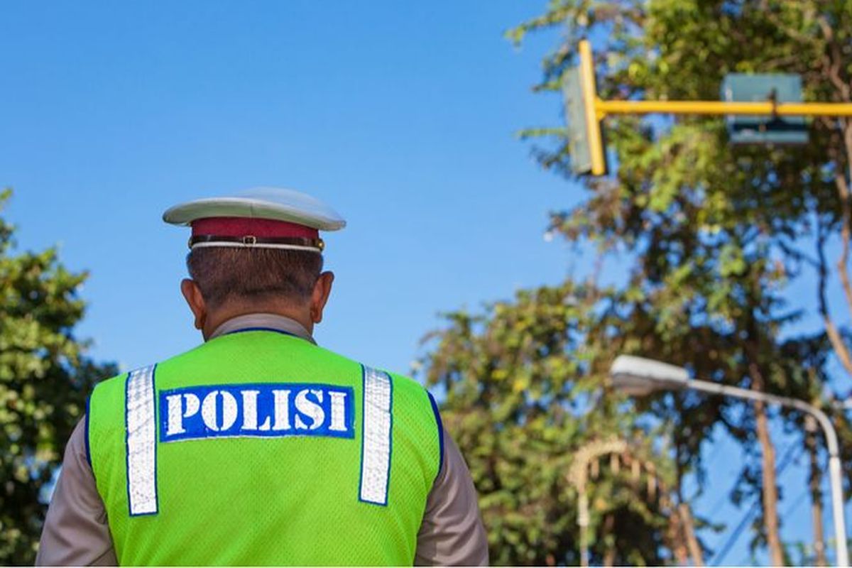 Ilustrasi oknum polisi.
