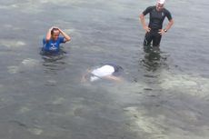 Usai Berenang 500 Meter ke Pulau Pramuka, Sandiaga Sujud Syukur