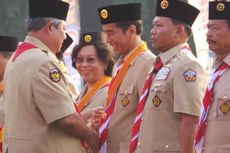 Jokowi Dapat Penghargaan dari SBY pada Hari Pramuka
