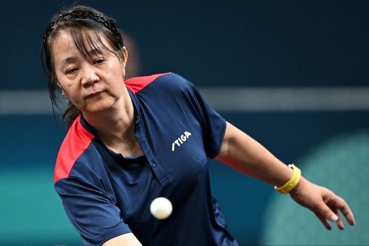Kisah Zhiying Zeng, Atlet Tenis Meja Usia 58 Tahun yang Debut di Olimpiade Paris 2024