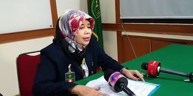 Taslimah, Humas PA Jaksel saat menceritakan soal gugatan cerai Nindy Ayunda, Rabu (20/1/2021).