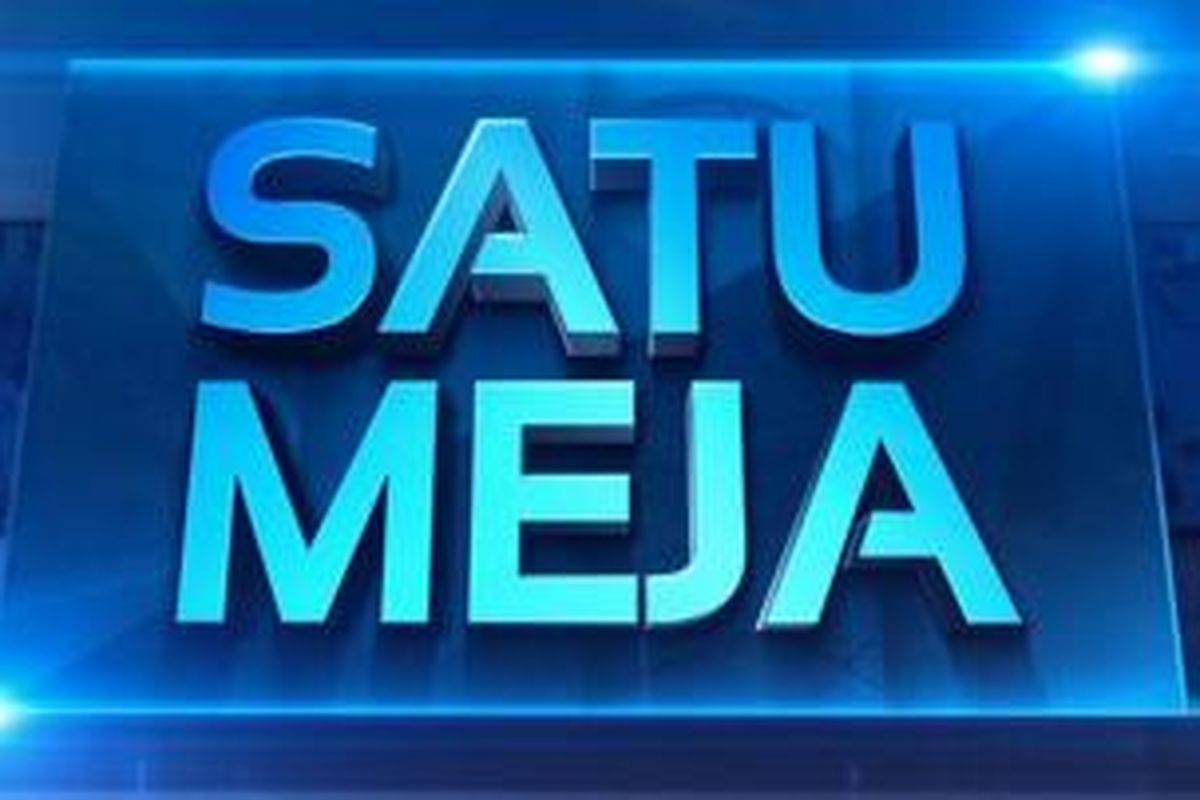 Satu Meja hadir di Kompas TV setiap Rabu pukul 22.00 WIB dipandu Pemimpin Redaksi harian Kompas Budiman Tanuredjo.