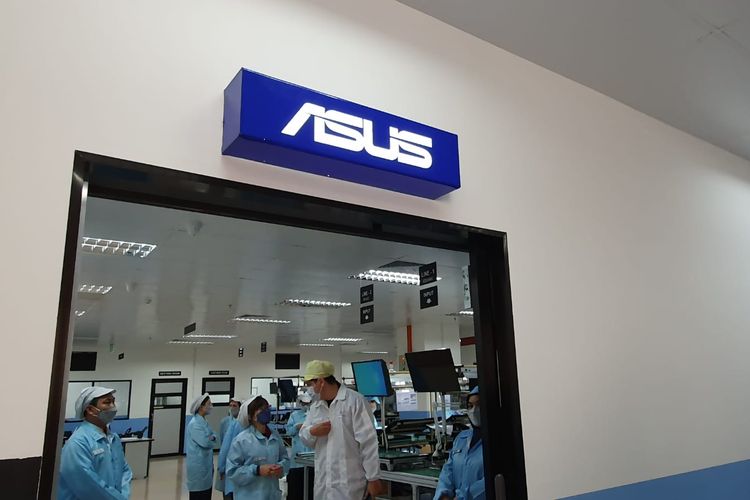 Area produksi laptop Asus di PT Sat Nusapersada, Batam