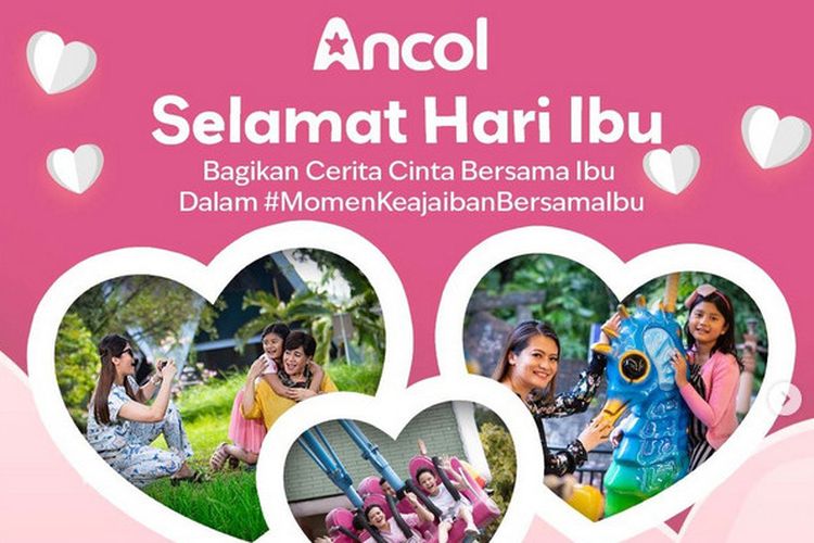 Tangkapan layar Taman Impian Jaya Ancol menggelar kompetisi dalam rangka peringatan Hari Ibu yang dibuka sampai Senin (25/12/2023).