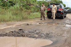 Menyoal Perbaikan Mendadak Jalan Rusak di Lampung, Digarap 2 Hari Sebelum Kedatangan Jokowi