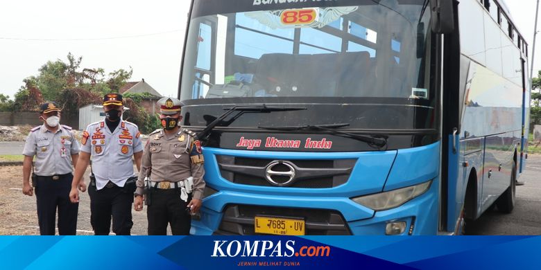 Razia di Terminal Bayangan Terboyo Semarang, 6 Bus Diamankan - Vimarsana News