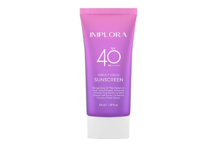 Implora Perfect Shield Sunscreen, rekomendasi sunscreen murah