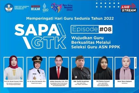 Hari Guru Sedunia, Kemendikbud Bahas Mekanisme Seleksi PPPK Guru 2022 Besok