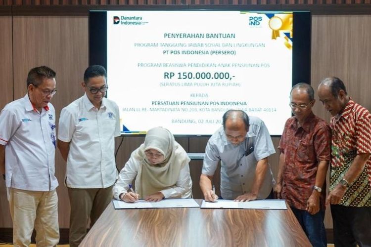 Komitmen PosIND dan ULBI Hadirkan Pendidikan Berkualitas untuk Anak Pensiunan