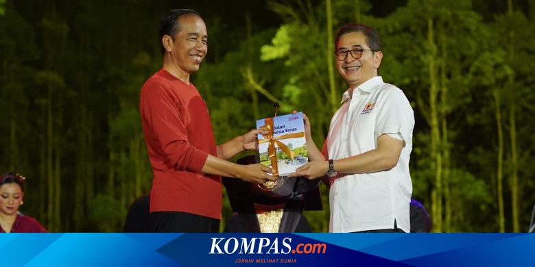 Kadin Indonesia Serahkan Peta Jalan Indonesia Emas 2045 ke Presiden Joko Widodo di IKN
