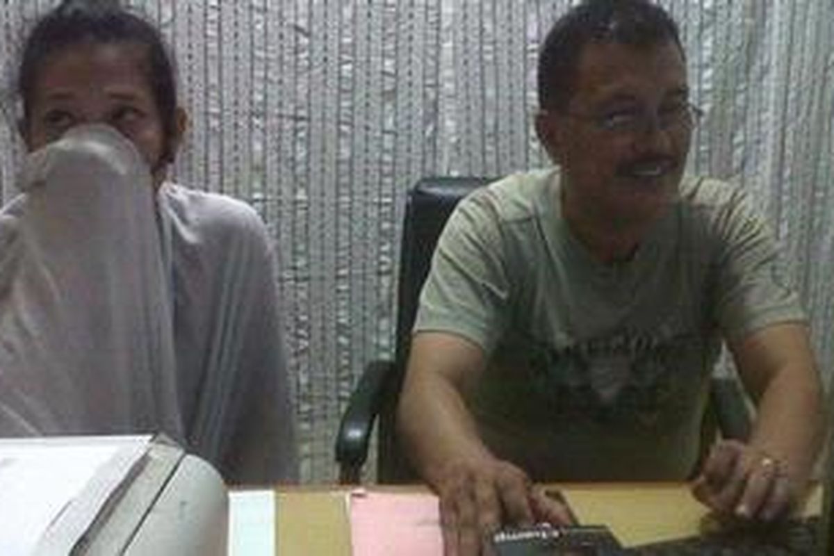 wanita belia, HA saat menjalani pemeriksaan di Kantor Polresta Parepare, karena kepemilikan sabu.