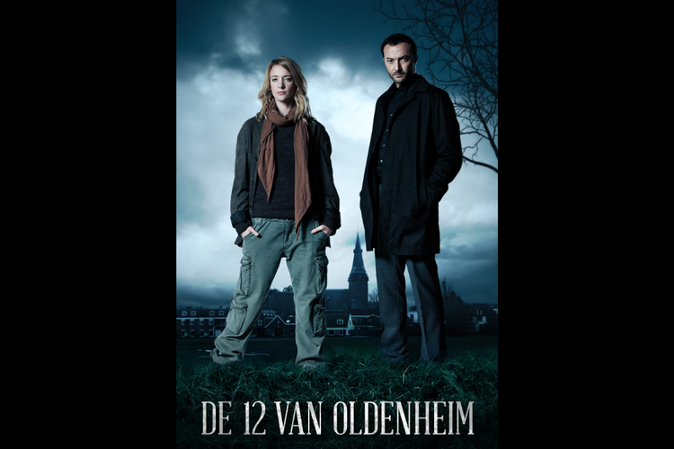 Nasrdin Dchar dan Noortje Herlaar dalam serial drama misteri The Oldenheim 12 (2017).