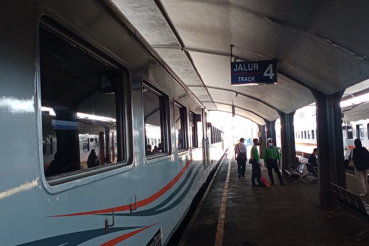 Suasana Stasiun Kereta Api di Stasiun Kota Malang beberapa waktu lalu. 