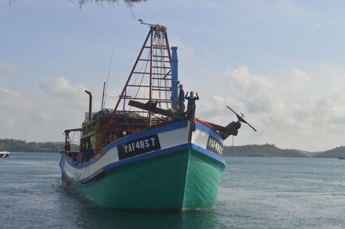 Barang Bukti Kapal Ikan Vietnam yang Ditangkap Diduga Dijual di Batam