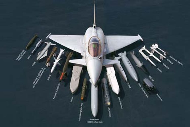 Senjata Eurofighter Typhoon.