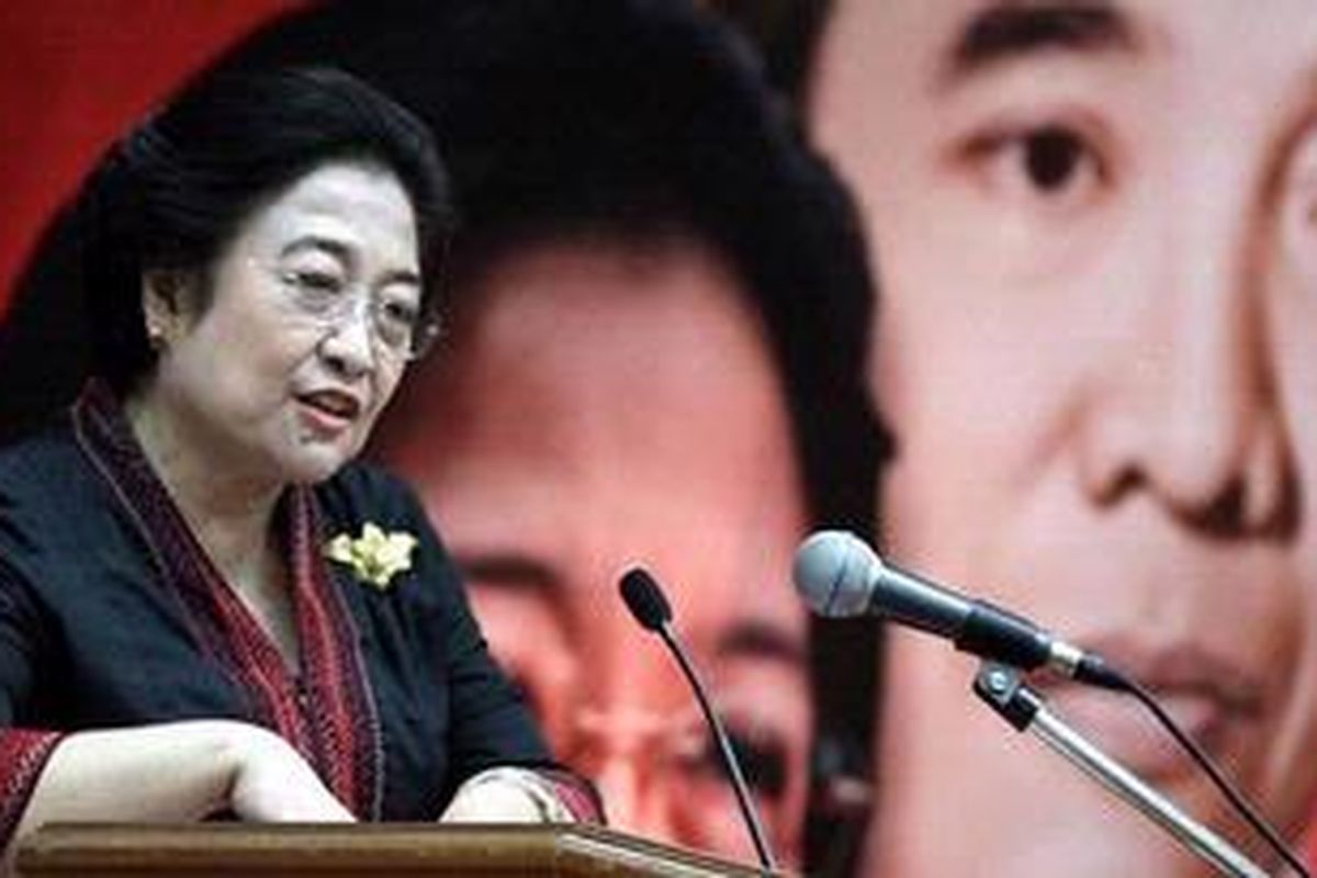 Ketua Umum Partai Demokrasi Indonesia Perjuangan Megawati Soekarnoputri.