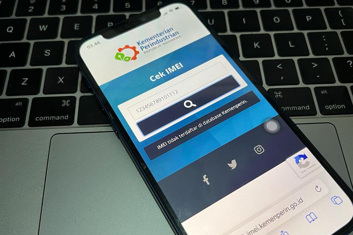 Ilustrasi iPhone IMEI bodong yang tidak terdaftar di database Kemenperin.