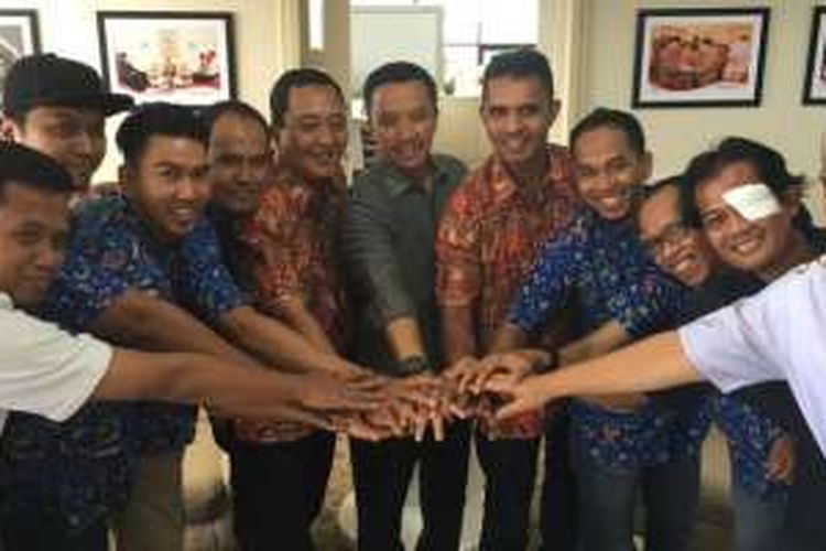 Menpora Imama Nahrawi menerima Komunitas Jurnalis Suka Olahraga