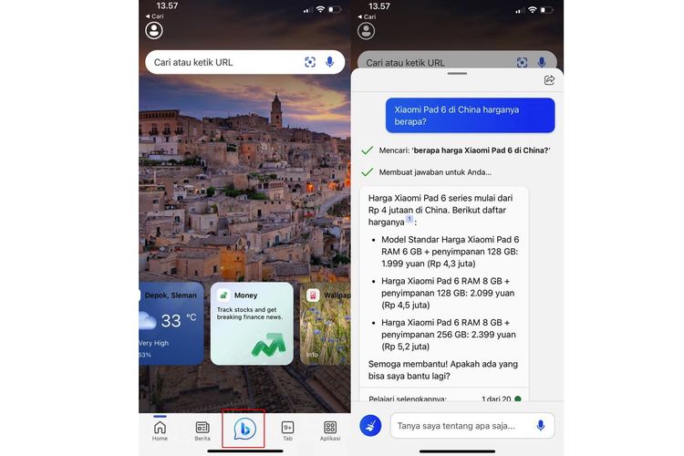 Foto : Cara Menggunakan Bing AI di HP dan Laptop buat Jawab Aneka ...