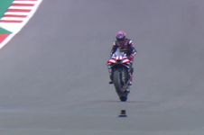 Jorge Martin Jatuh saat Selebrasi Kecepatan Tinggi di MotoGP Amerika