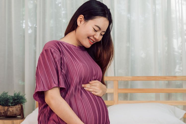 Ilustrasi ibu hamil.