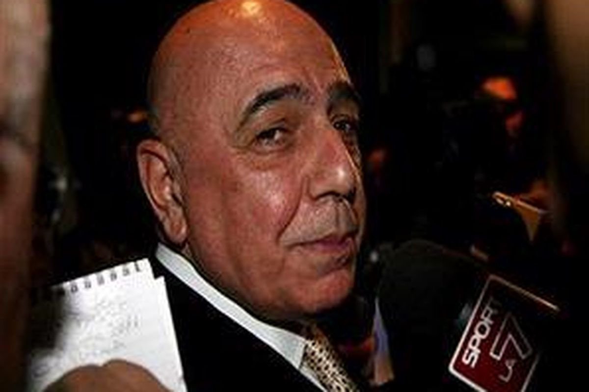 Wakil Presiden AC Milan, Adriano Galliani.