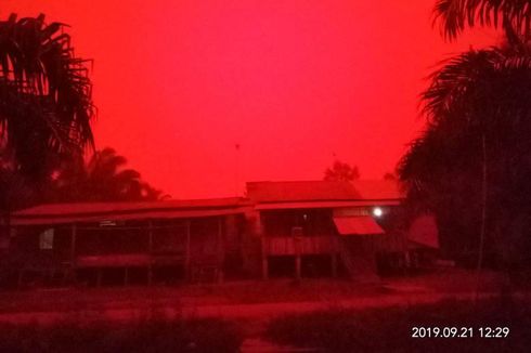 BMKG Ungkap Langit Merah di Muaro Jambi Akibat Titik Panas