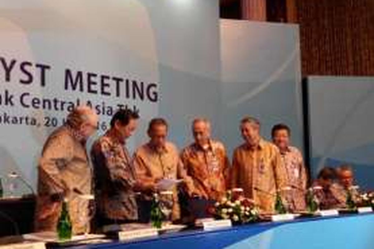 Paparan kinerja keuangan PT Bank Central Asia Tbk di Jakarta, Rabu (20/7/2016).