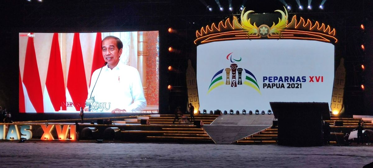Tak Bisa Buka Peparnas XVI karena Karantina, Jokowi: Papua Selalu Ada di Hati Saya