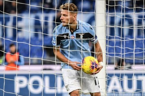 Lazio Vs Sampdoria, Hattrick Immobile Menangkan I Biancocelesti