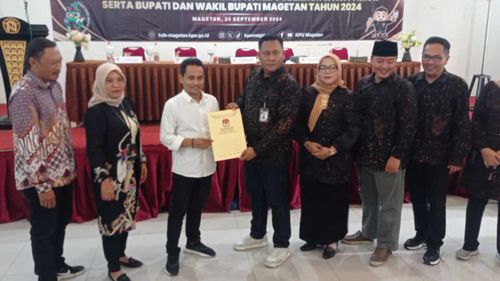 KPU Magetan Tetapkan DPT Pilkada 530.630 Pemilih