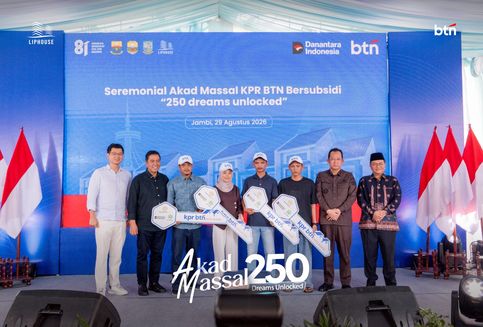250 Keluarga Serentak Akad KPR Bersubsidi, Developer LIP House Jambi Gelar Acara Meriah di Grand Citra Asri Pudak