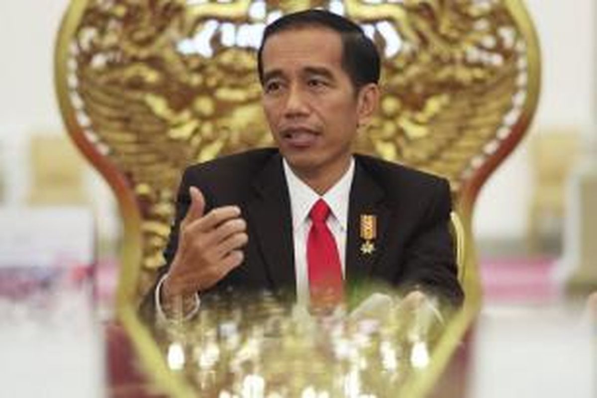 Presiden Joko Widodo ketika diwawancarau harian The Wall Street Journal