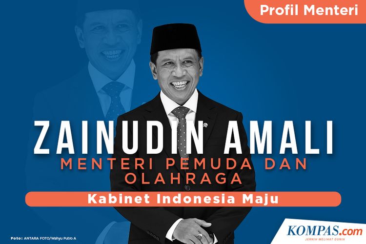 [INFOGRAFIK] Profil Zainudin Amali, Menteri Pemuda dan Olahraga