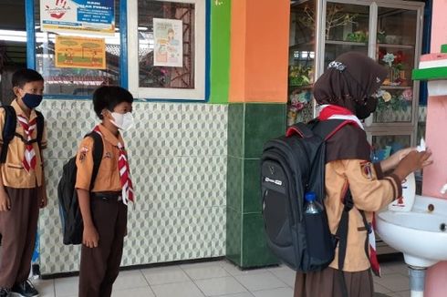 Giliran Puluhan SD di Kota Tegal Gelar PTM Terbatas