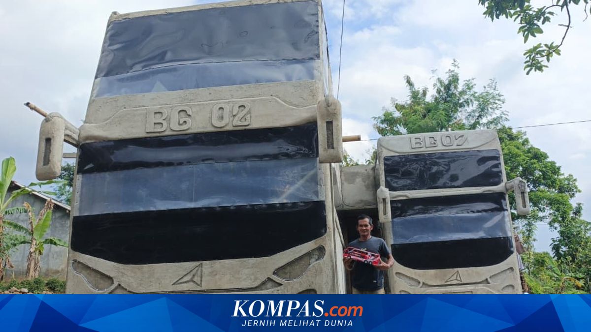 Rumah Mirip Bus di Wonogiri Viral, Ini Kisah Pemilik Tukang Bangunan