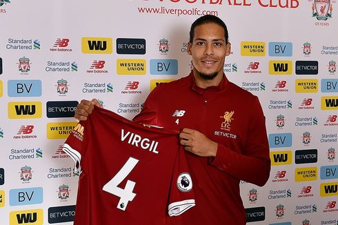 Alasan Virgil van Dijk Pilih Nomor 4 di Liverpool