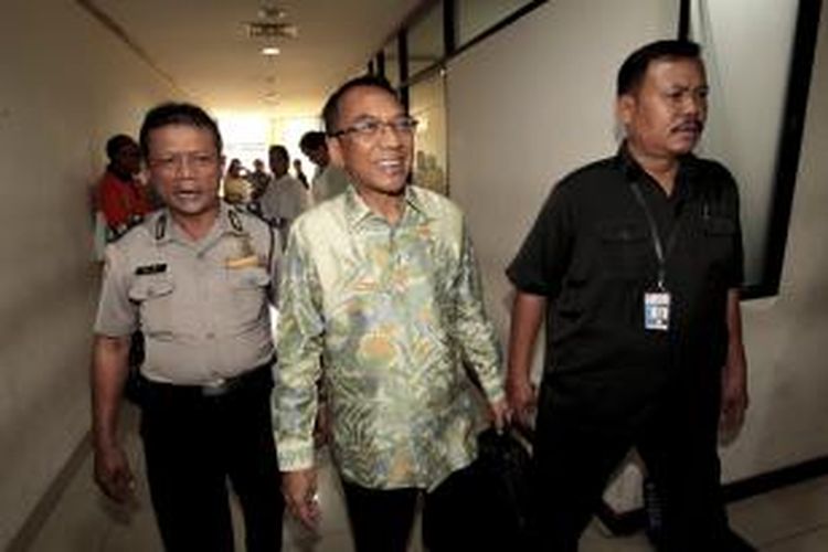 Mantan Menteri Energi dan Sumber Daya Mineral (ESDM), Jero Wacik, menjalani sidang perdana di Pengadilan Tindak Pidana Korupsi, Jakarta, Selasa (22/9/2015).