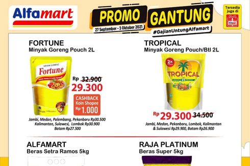 Promo Gajian Untung Alfamart 27 September Hingga 3 Oktober 2021