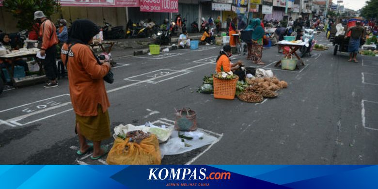 Tak Hanya Ditata Berjarak Pedagang Dan Pembeli Pasar Pagi